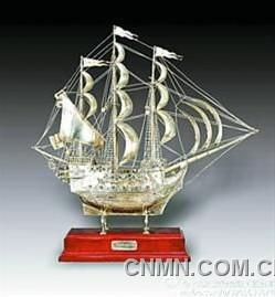 十七世紀西班牙西格羅純銀戰艦，史上最大純銀船模