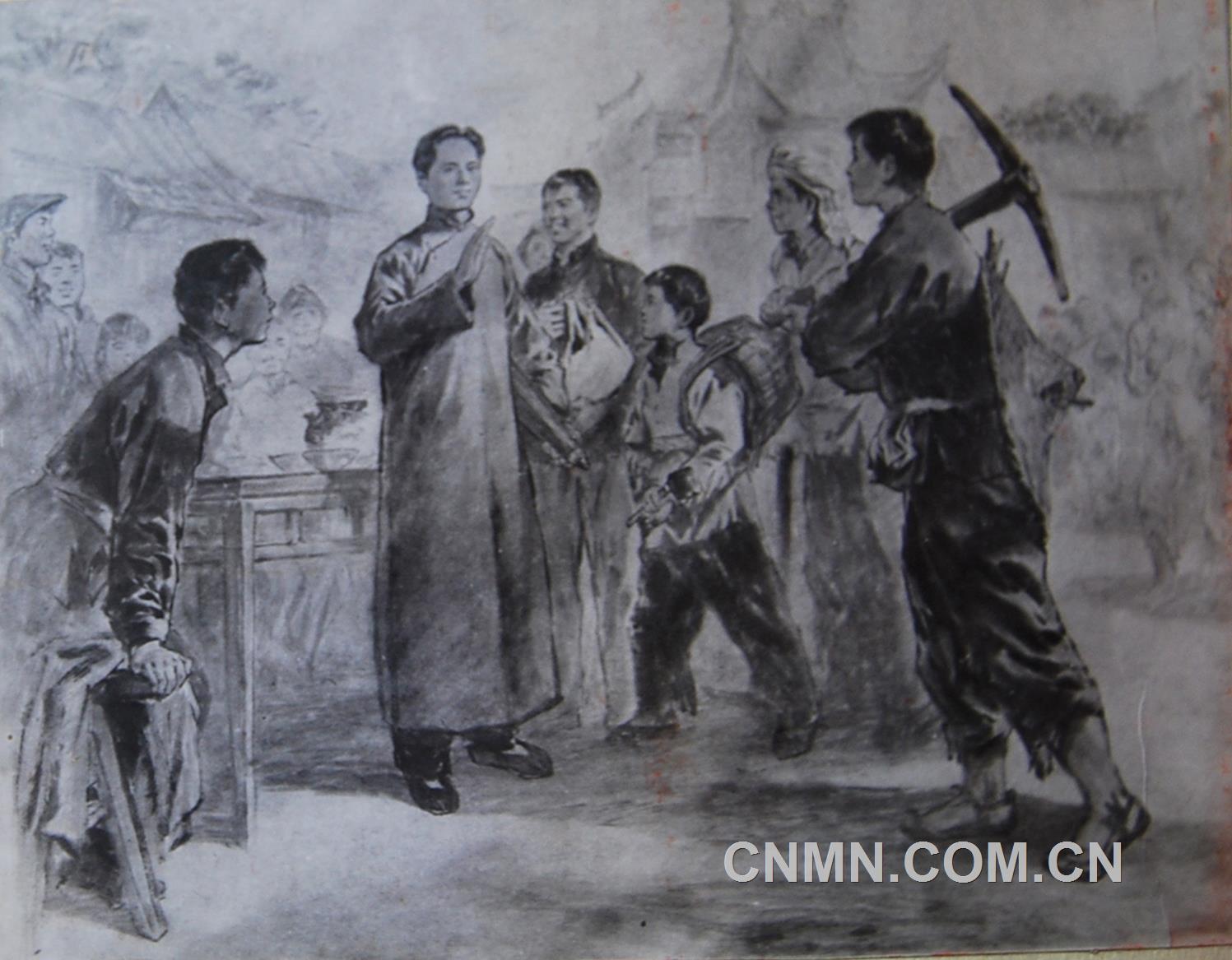 1922年4月，毛澤東親臨水口山工人，點燃了革命烽火