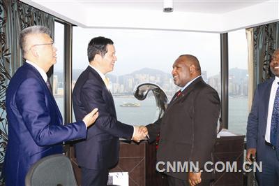 中冶瑞木黨委書記、董事長王洲陪同中國五礦集團(tuán)黨組成員、副總經(jīng)理,中冶集團(tuán)黨委書記、中冶集團(tuán)暨中國中冶董事長陳建光與巴布亞新幾內(nèi)亞總理馬拉佩會談。