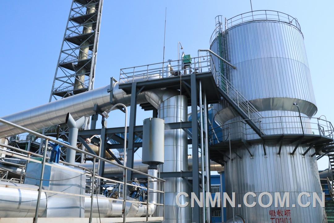 金隆銅業實施低溫余熱回收硫酸綜合能耗降至負值